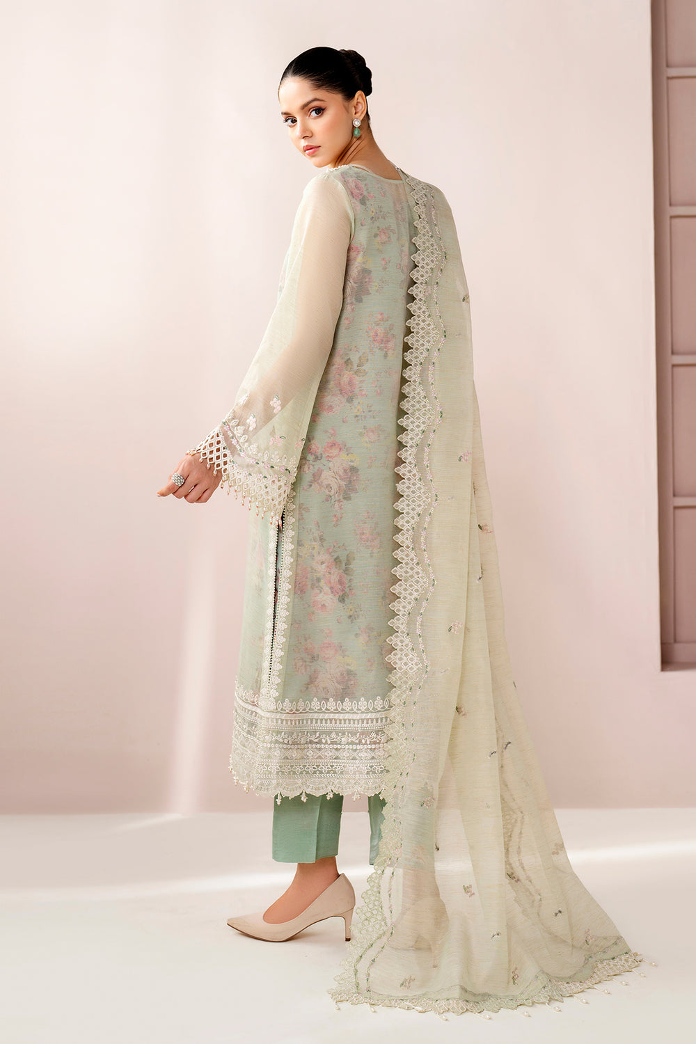 Baroque | Formals Collection | EMBROIDERED COTTON PATTI UF-4188, image 2