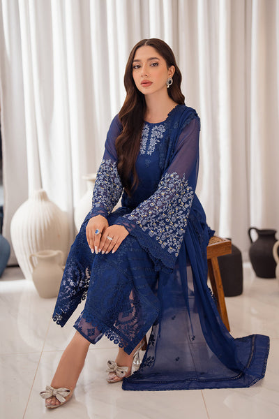 Azure | Ensembles Embroidered Formals | Azure Breeze -  Azure Ladies Clothes - Original Designer Dress - House of Maryam