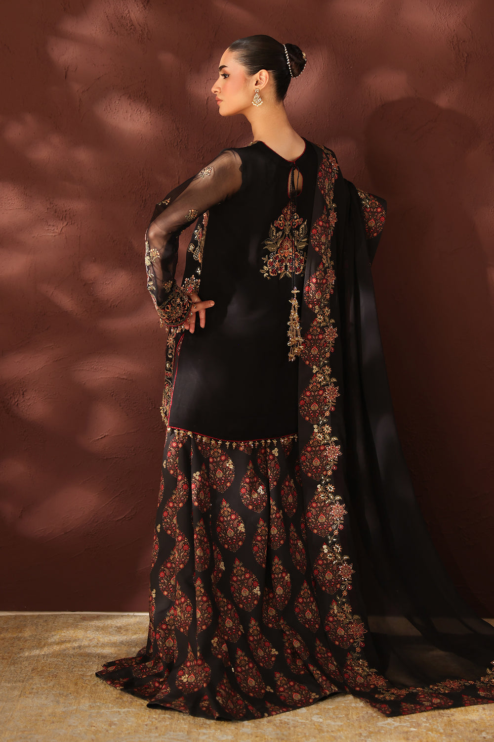 Baroque | Formals Collection | EMBROIDERED CHIFFON UF-4488, image 2