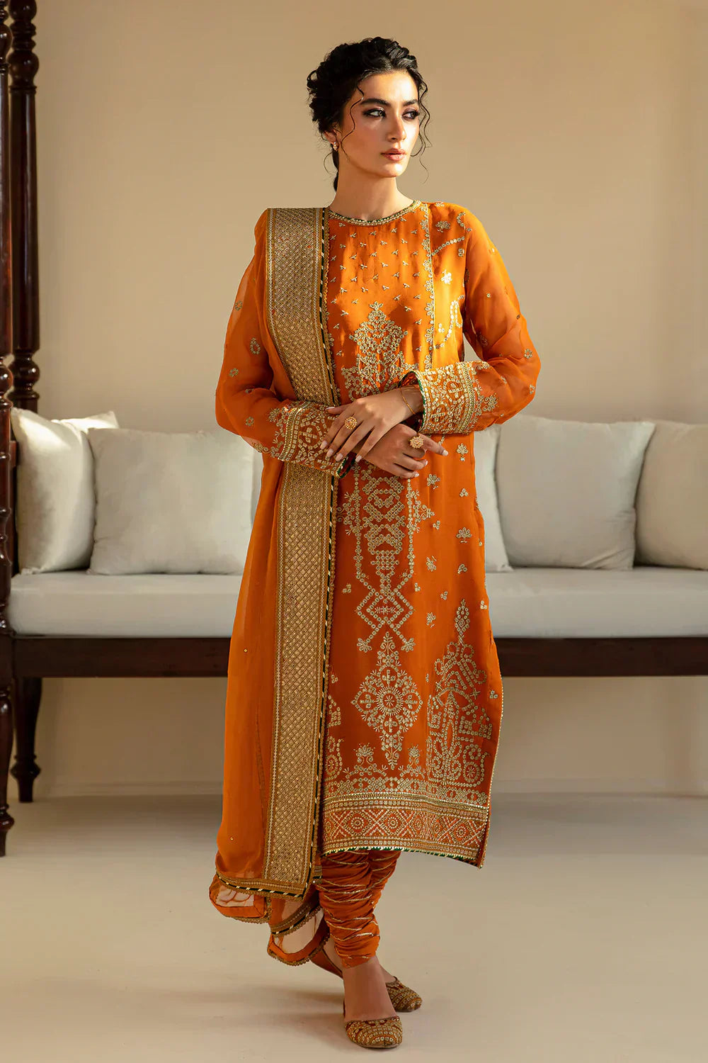Baroque | Formals Collection | UF-392 -  Baroque Formal - Original Designer Dress - House of Maryam