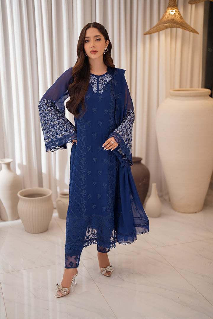 Azure | Ensembles Embroidered Formals | Azure Breeze -  Azure Ladies Clothes - Original Designer Dress - House of Maryam