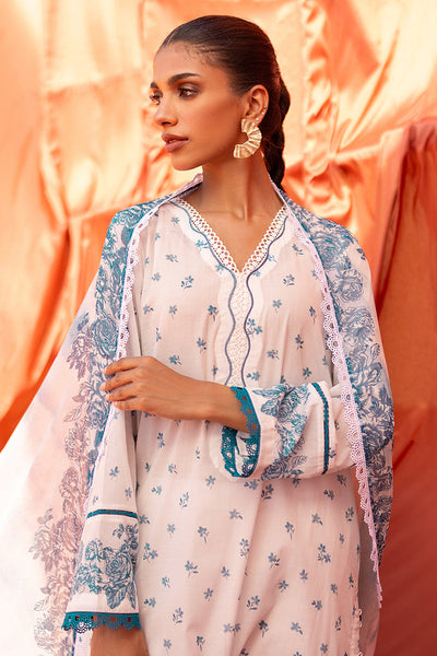 Cross Stitch | Eid Lawn 24 | FLORET -  Cross Stitch Luxury - Original Designer Dress - House of Maryam