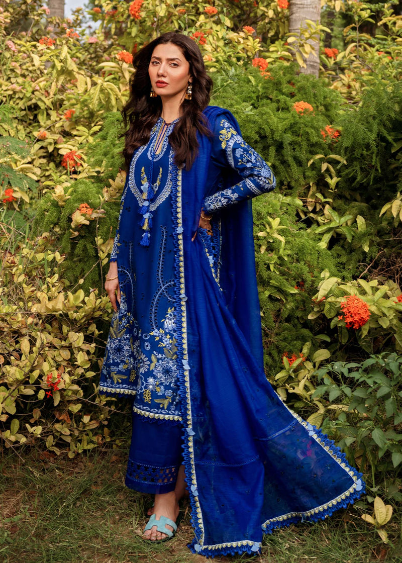 Sadaf Fawad Khan | Lawn 24 | Dalia (A) by Designer Sadaf Fawad Khan - House of Maryam - Pakistani Designer Ethnic Wear in {{ shop.shopifyCountryName }}