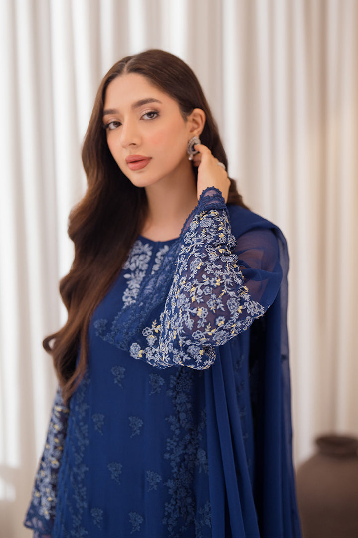 Azure | Ensembles Embroidered Formals | Azure Breeze -  Azure Ladies Clothes - Original Designer Dress - House of Maryam