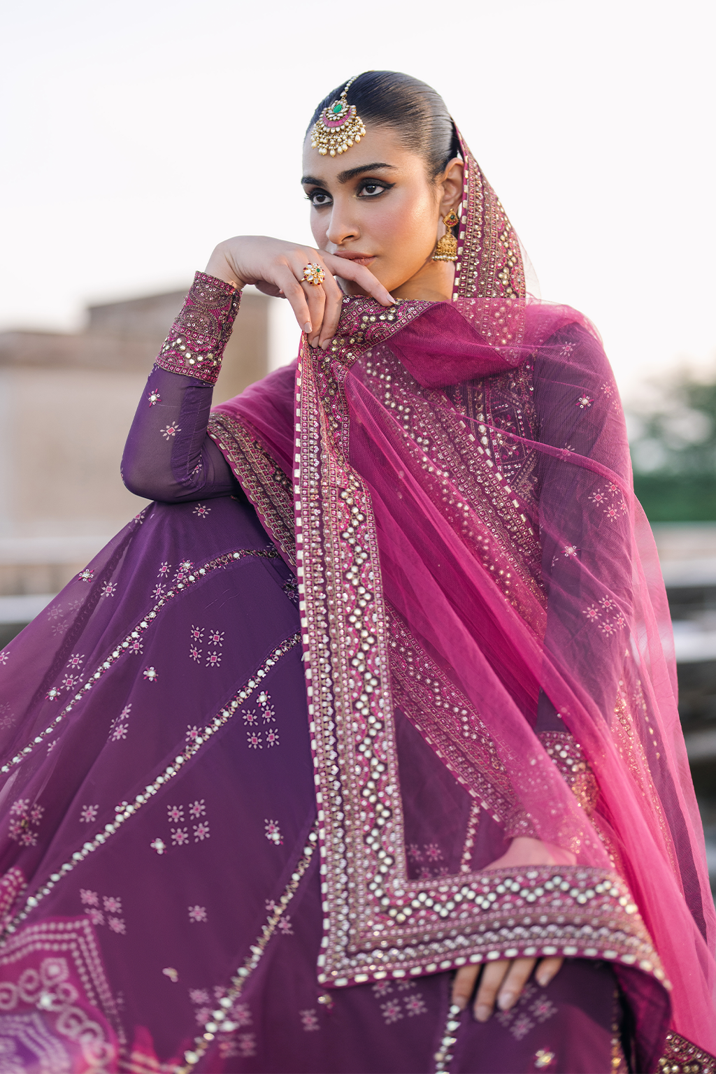 Iznik | Bandhani Formals | UE-333 -  Iznik Ladies Clothes - Original Designer Dress - House of Maryam