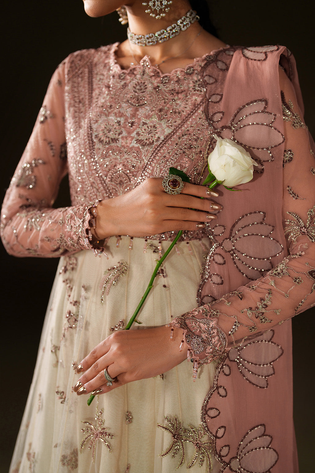 Iznik | Velvet 25 | IV-78 Embroidered Velvet, image 6
