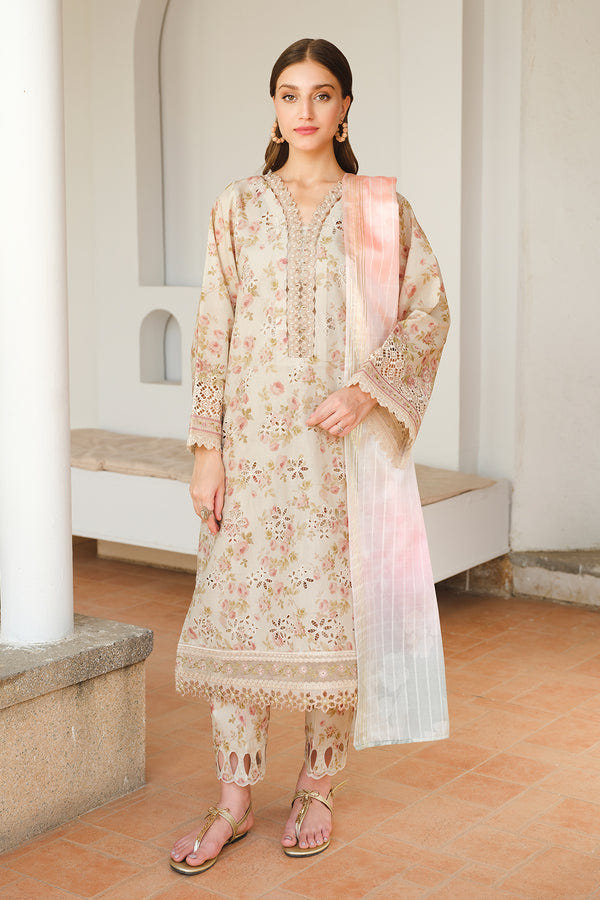 Baroque | Luxury Pret 24 | LAWN UF-656 -  Baroque Luxury - Original Designer Dress - House of Maryam