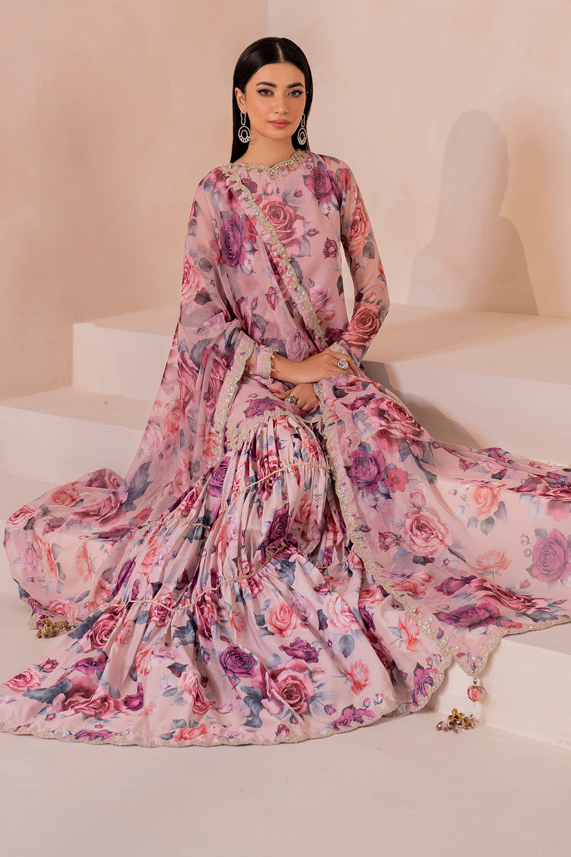 Baroque | Formal Collection | CHIFFON UF-708 -  Baroque Ladies Clothes - Original Designer Dress - House of Maryam