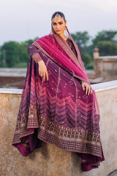Iznik | Bandhani Formals | UE-333 -  Iznik Ladies Clothes - Original Designer Dress - House of Maryam