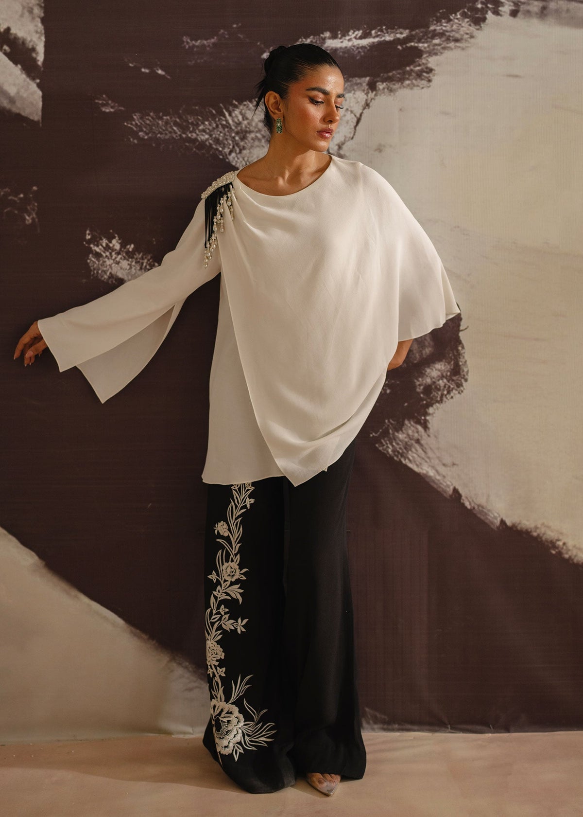 Mahgul | Eye of Cemal | Ivory Indulgence -  Mahgul Ladies Clothes - Original Designer Dress - House of Maryam