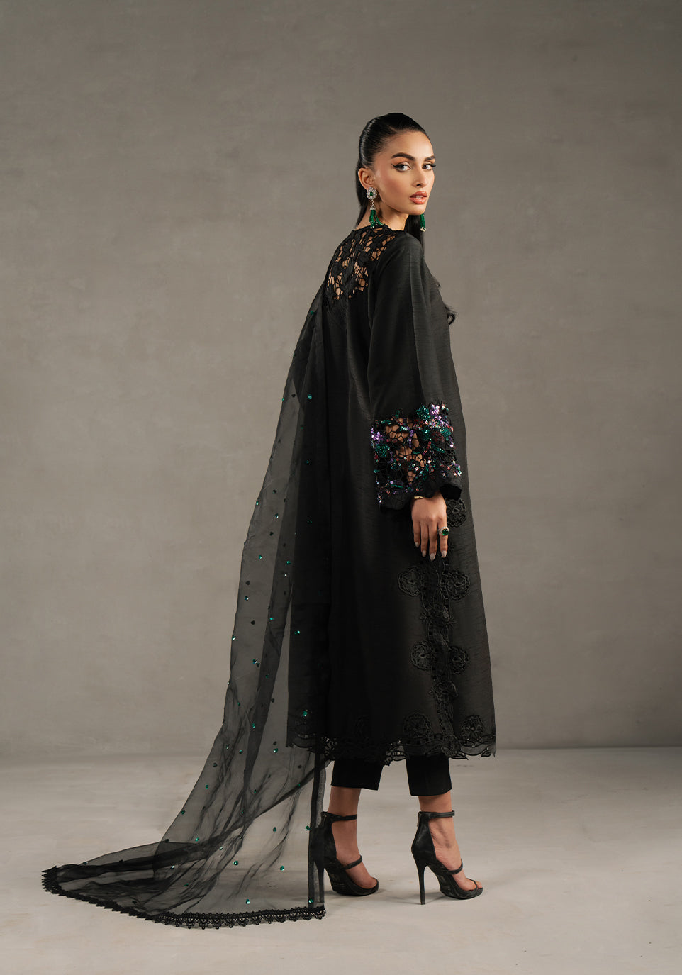 Zarqash | Silk Edit | ZQS 014 DELLA -  Zarqash Ladies Clothes - Original Designer Dress - House of Maryam