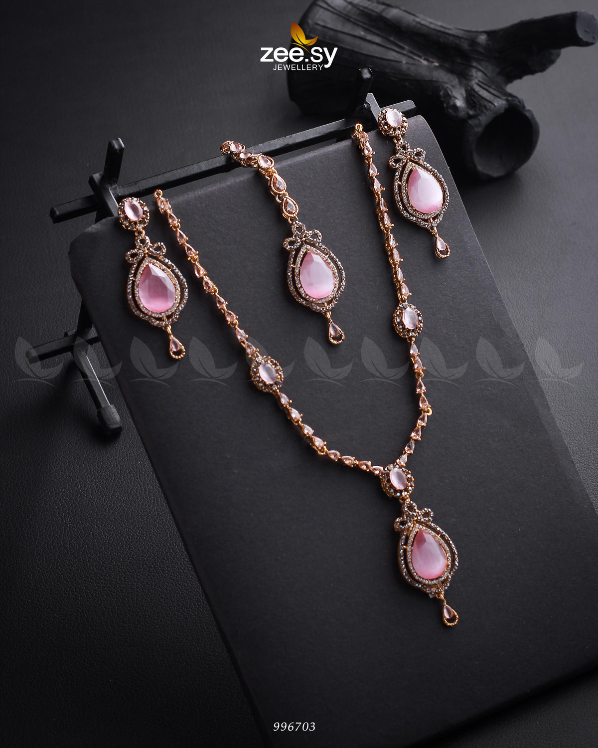 Syra Yousuf Necklace Set -  Zeesy Necklace Sets - Original Designer Dress - House of Maryam