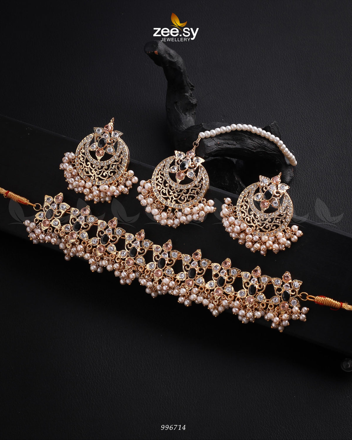 Necklace-0920 -  Zeesy Necklace Sets - Original Designer Dress - House of Maryam