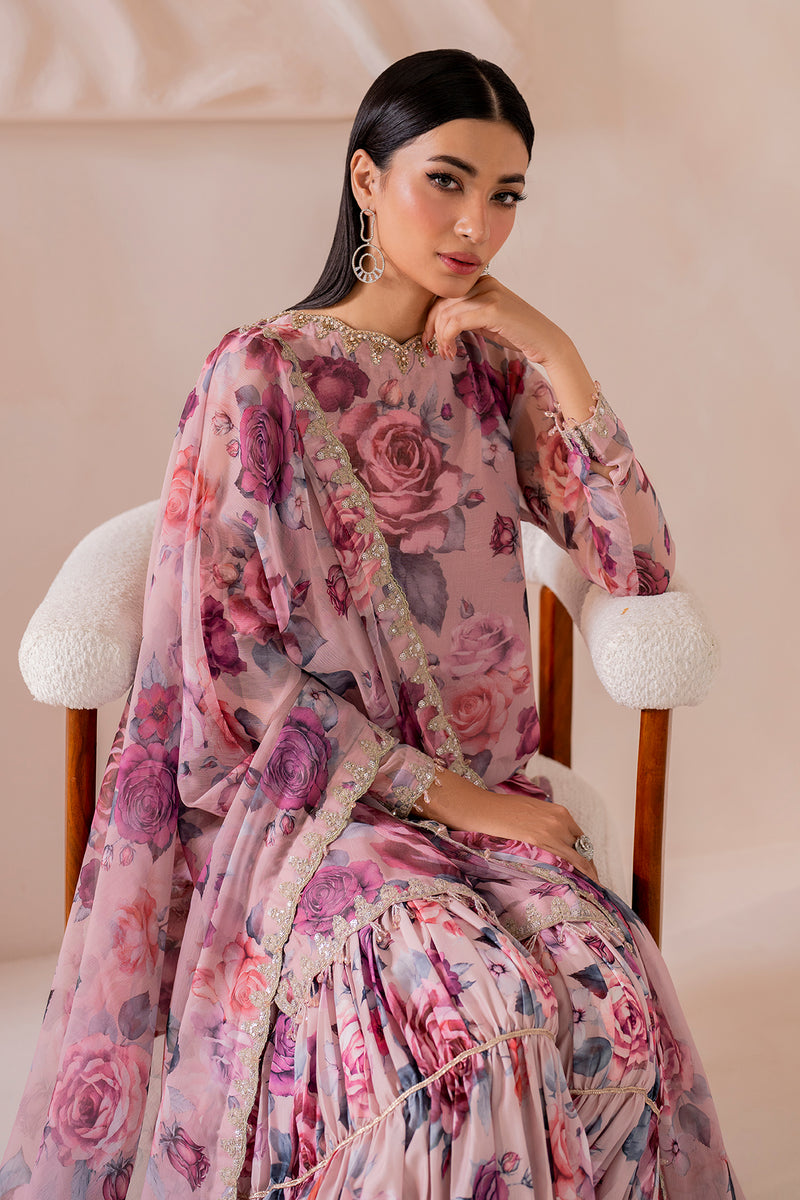 Baroque | Formal Collection | CHIFFON UF-708 -  Baroque Ladies Clothes - Original Designer Dress - House of Maryam