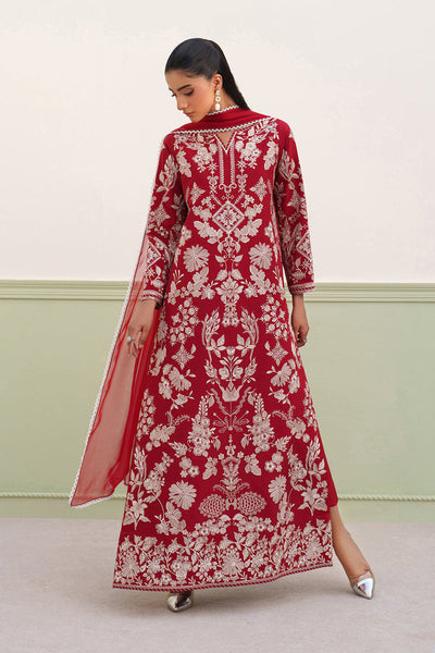 Baroque | Formals Collection | EMBROIDERED RAW SILK UF-4386