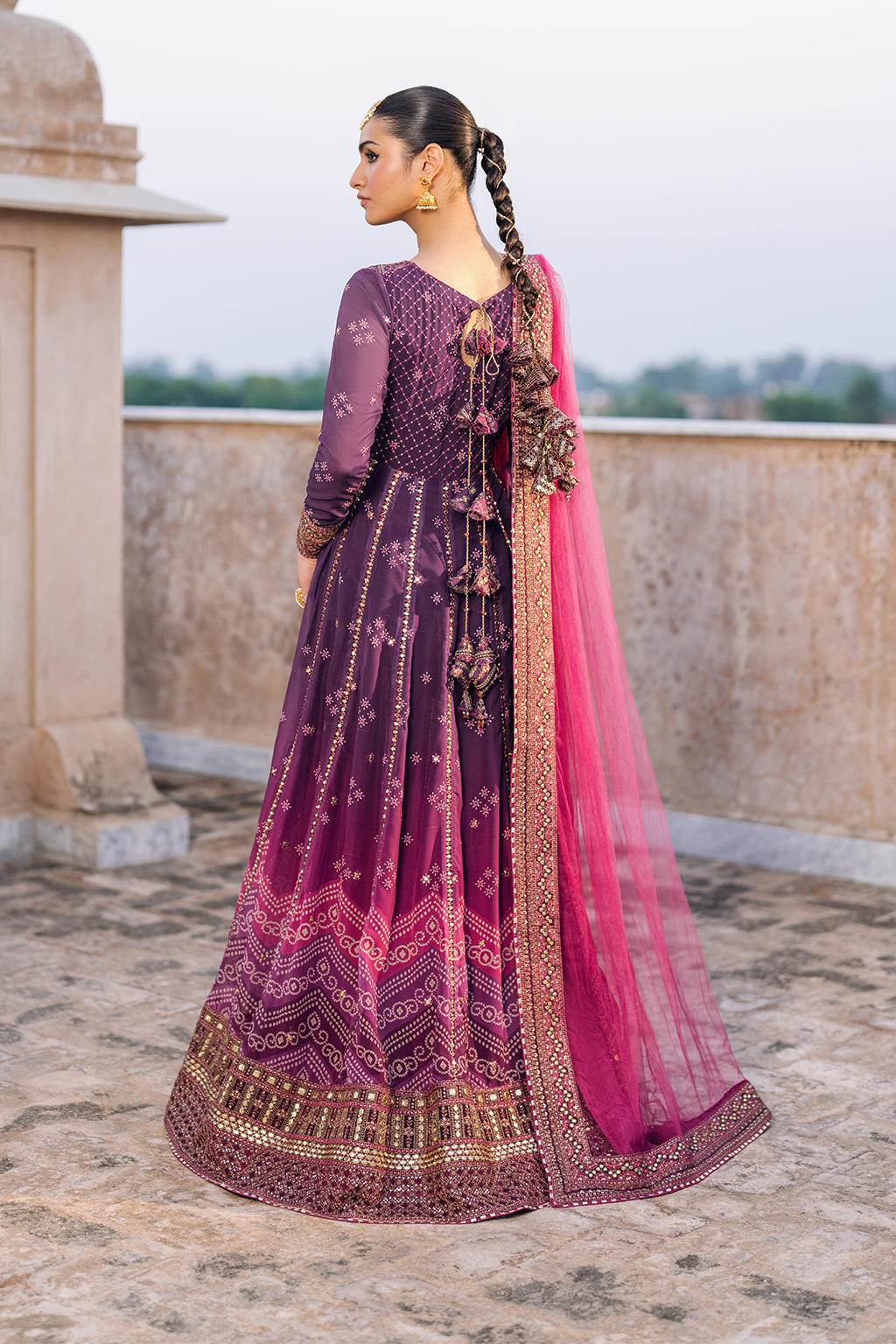 Iznik | Bandhani Formals | UE-333 -  Iznik Ladies Clothes - Original Designer Dress - House of Maryam