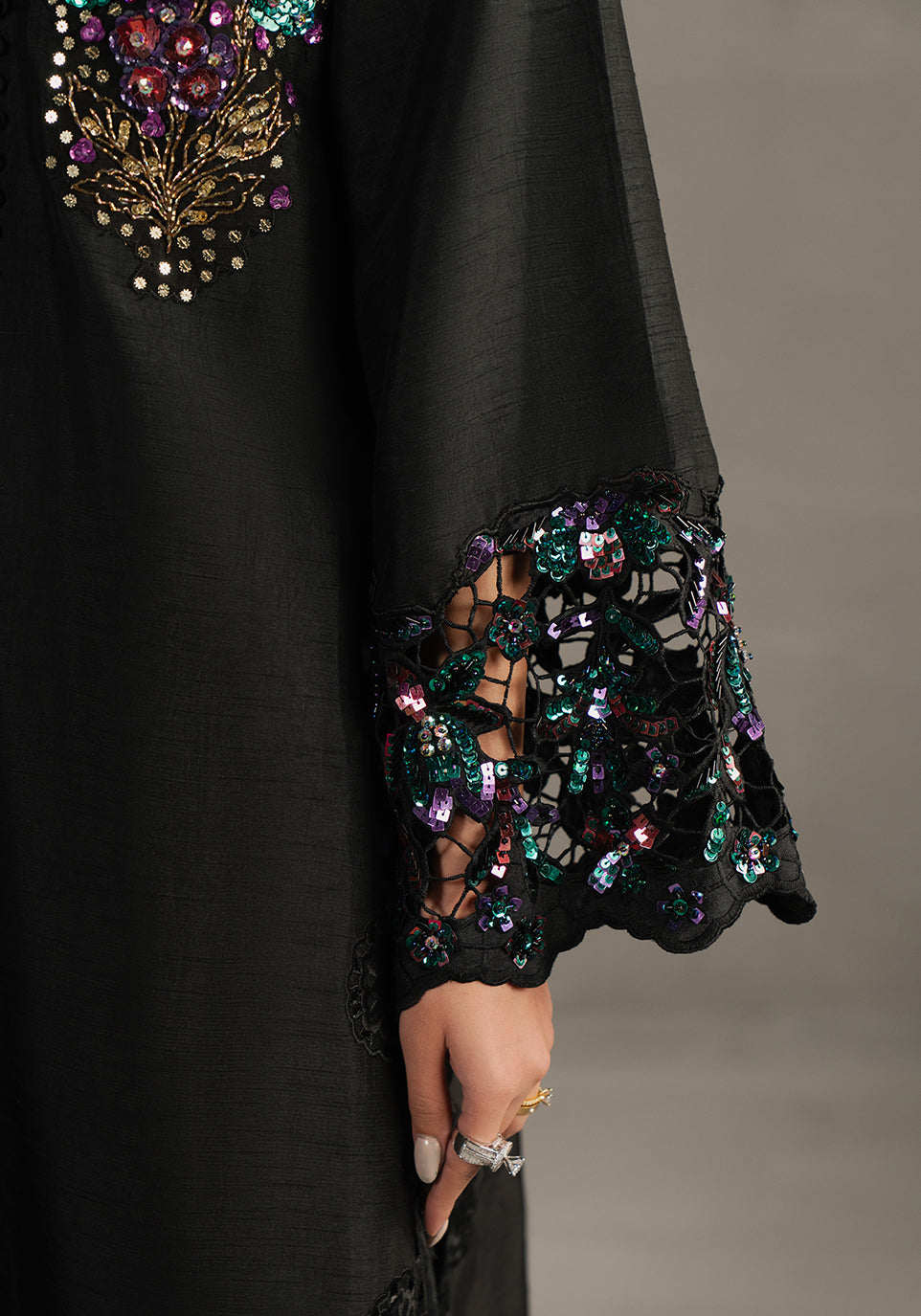 Zarqash | Silk Edit | ZQS 014 DELLA -  Zarqash Ladies Clothes - Original Designer Dress - House of Maryam