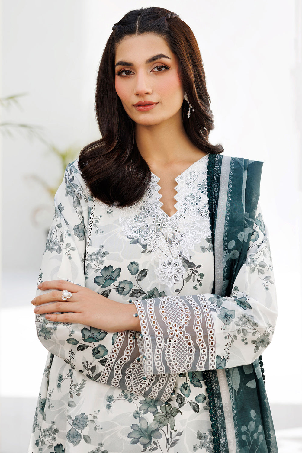 Farasha | Printed Essentials | Smokey Sea -  Farasha Ladies Clothes - Original Designer Dress - House of Maryam
