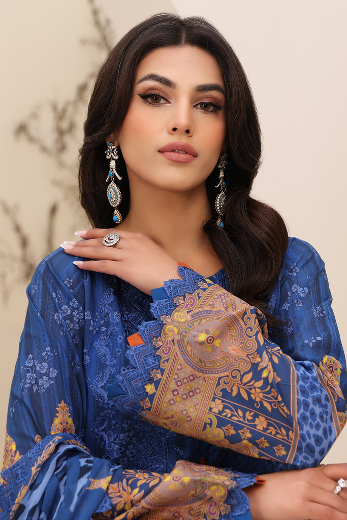 Charizma | Naranji Embroidered Lawn 24 | CN4-005 -  Charizma Luxury - Original Designer Dress - House of Maryam