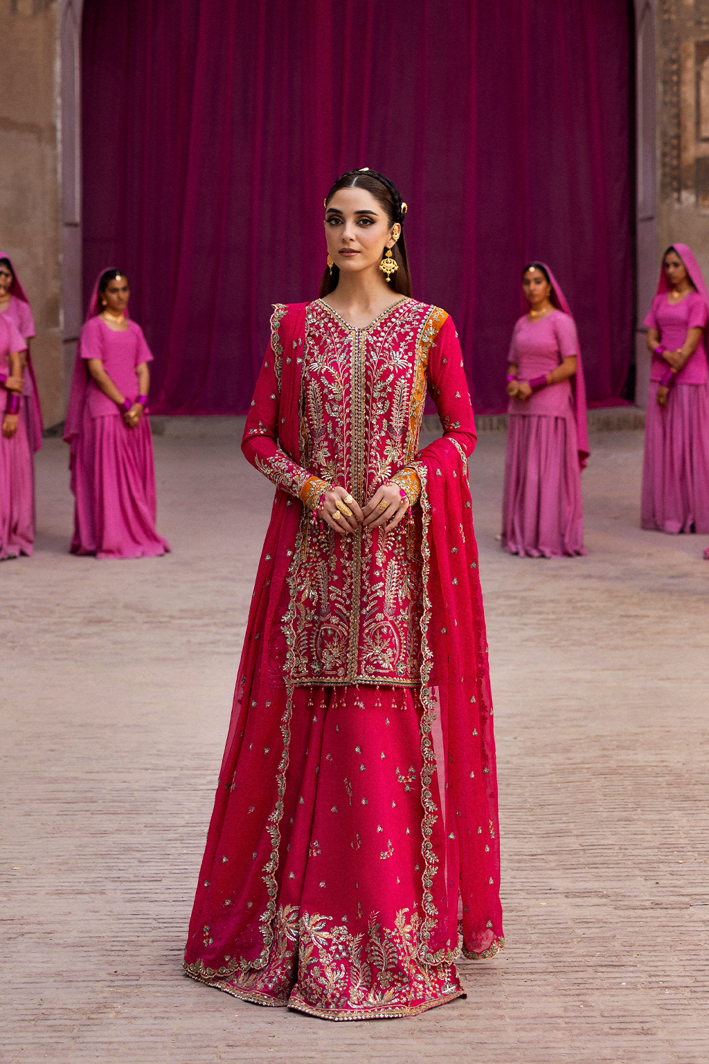 Emaan Adeel I The Empress Wedding Formals I  IMAELISSA -  Emaan Adeel Ladies Clothes - Original Designer Dress - House of Maryam