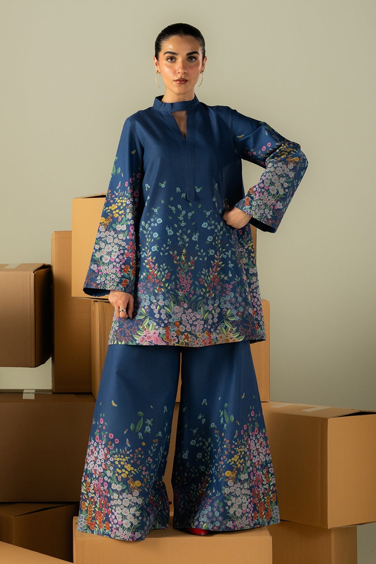 Afrozeh | Coords 25 | Muted -  Afrozeh Ladies Clothes - Original Designer Dress - House of Maryam
