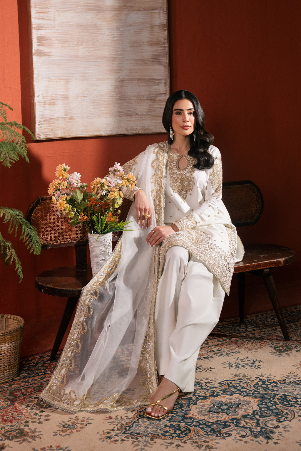 Neeshay | Raw Silk | RTW-RS-02 -  Neeshay Ladies Clothes - Original Designer Dress - House of Maryam