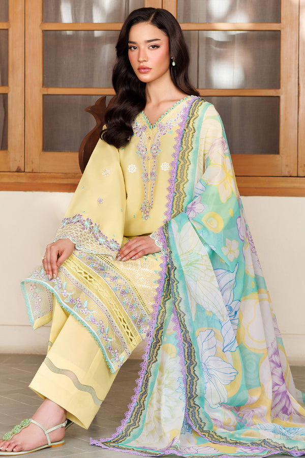 Farasha | Summer Weaves Embroidered Lawn | Daisy Dreams -  Farasha Ladies Clothes - Original Designer Dress - House of Maryam