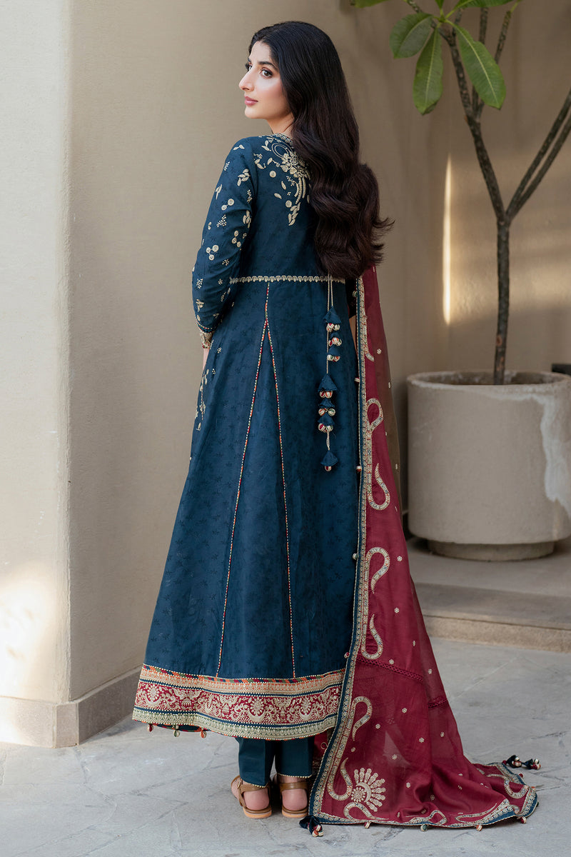 Jazmin | Shahkaar Luxury Lawn 25 | SL25-D3 -  Jazmin Ladies Clothes - Original Designer Dress - House of Maryam