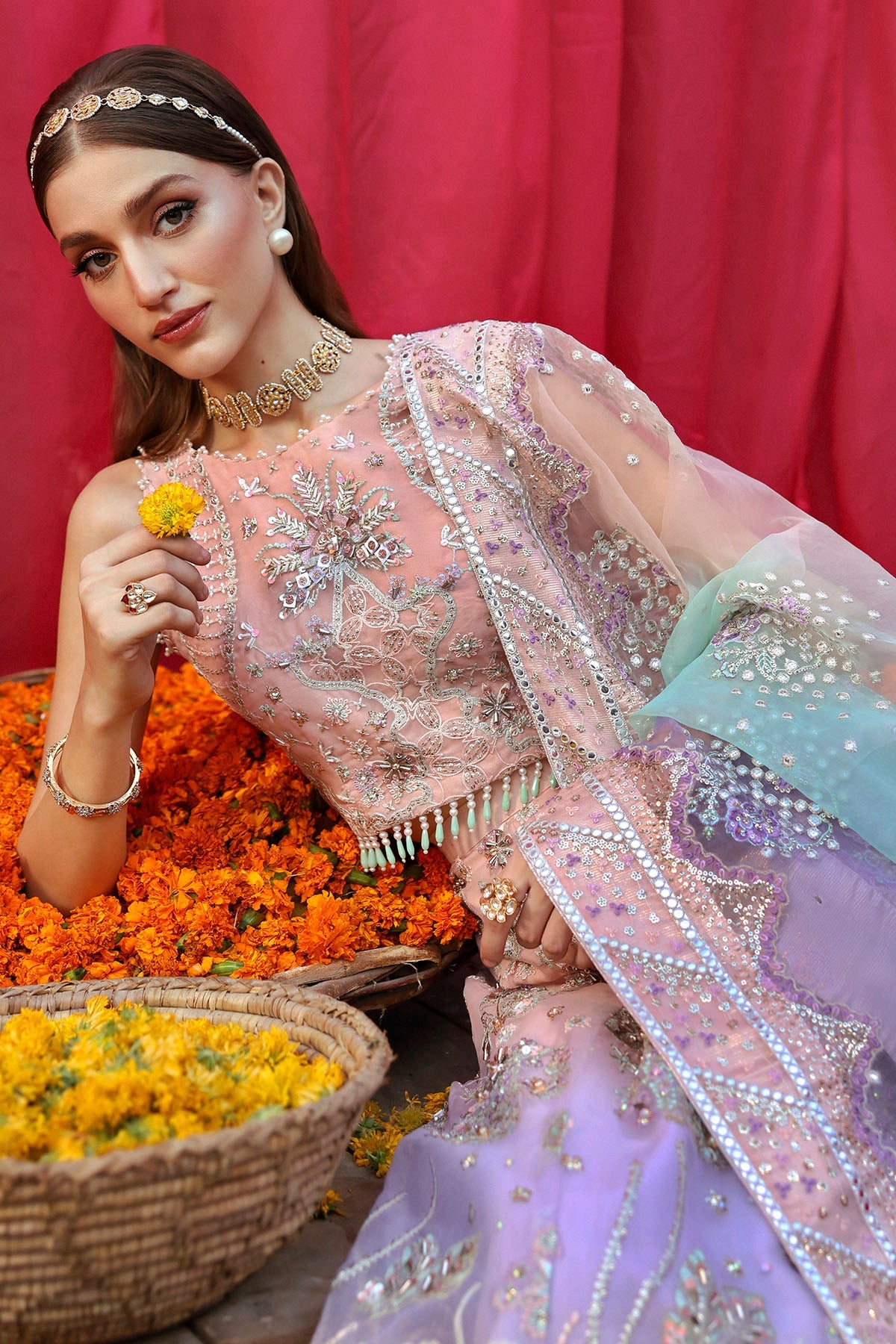 Nureh | Jhoomro 25' | NL-81 Daria -  Nureh jhoomro 25 - Original Designer Dress - House of Maryam