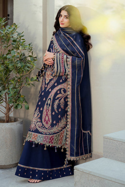 Jazmin | Shahkaar Luxury Lawn 25 | SL25-D8 -  Jazmin Ladies Clothes - Original Designer Dress - House of Maryam