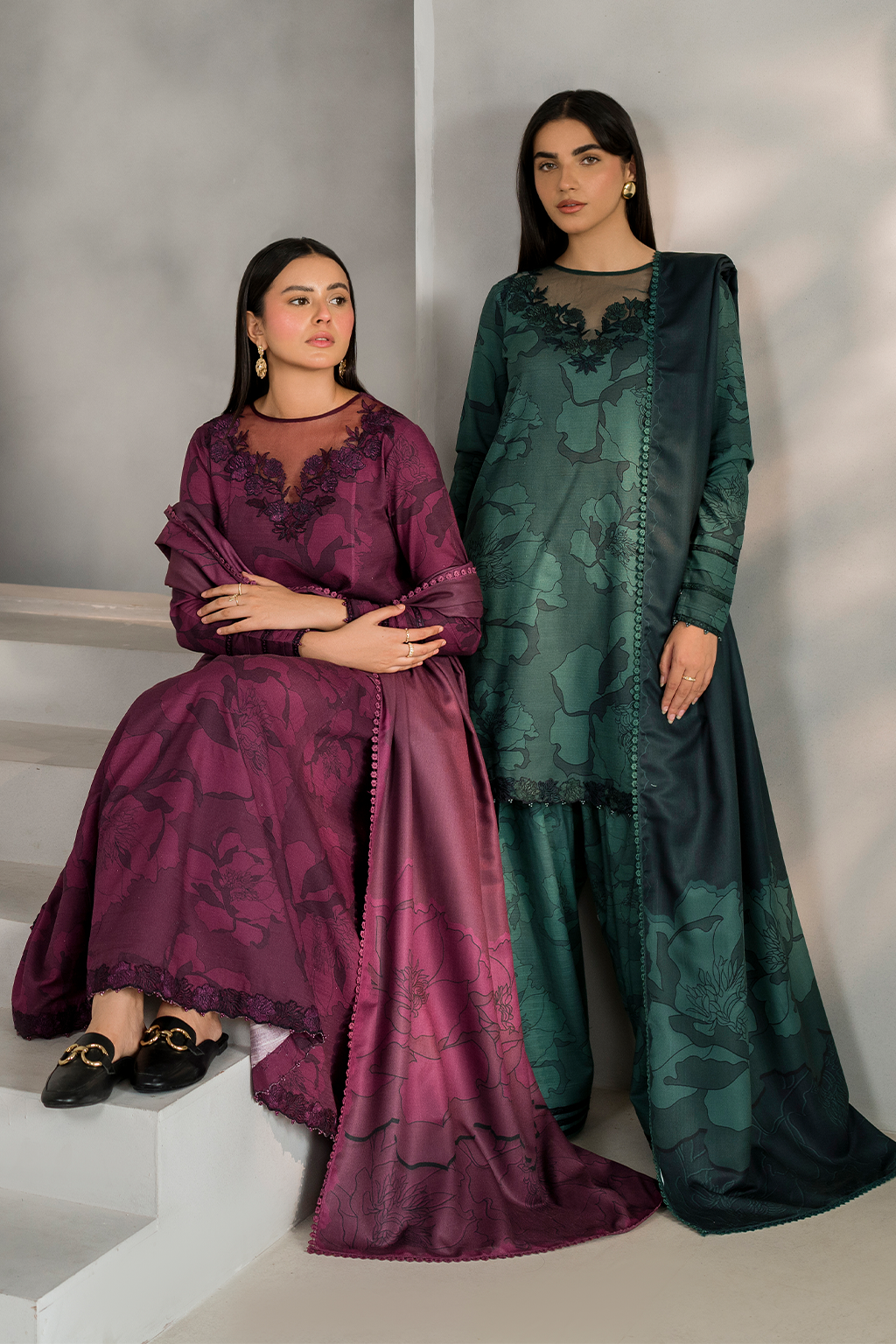 Iznik | Exclusive Winter | UE-352 -  Iznik Ladies Clothes - Original Designer Dress - House of Maryam