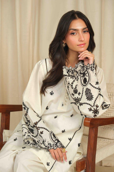 Noor by Saadia Asad | Noor Pret 25 | D2 - Monochrome Flair -  Noor by Saadia Asad Ladies Clothes - Original Designer Dress - House of Maryam