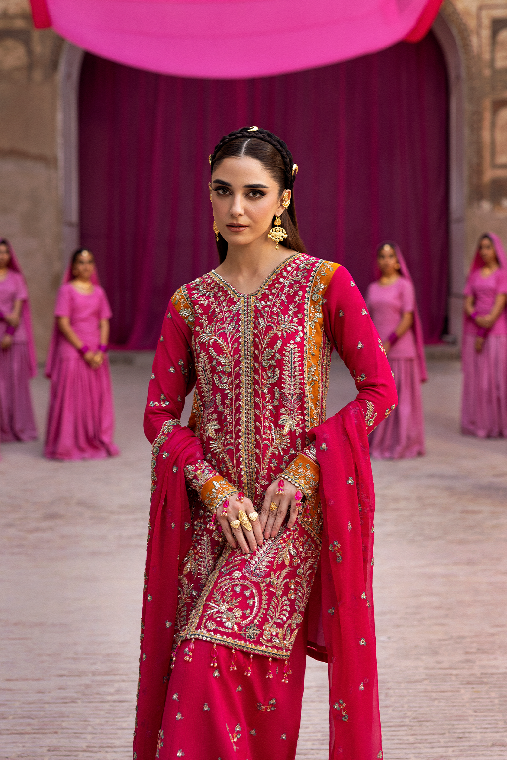 Emaan Adeel I The Empress Wedding Formals I  IMAELISSA -  Emaan Adeel Ladies Clothes - Original Designer Dress - House of Maryam