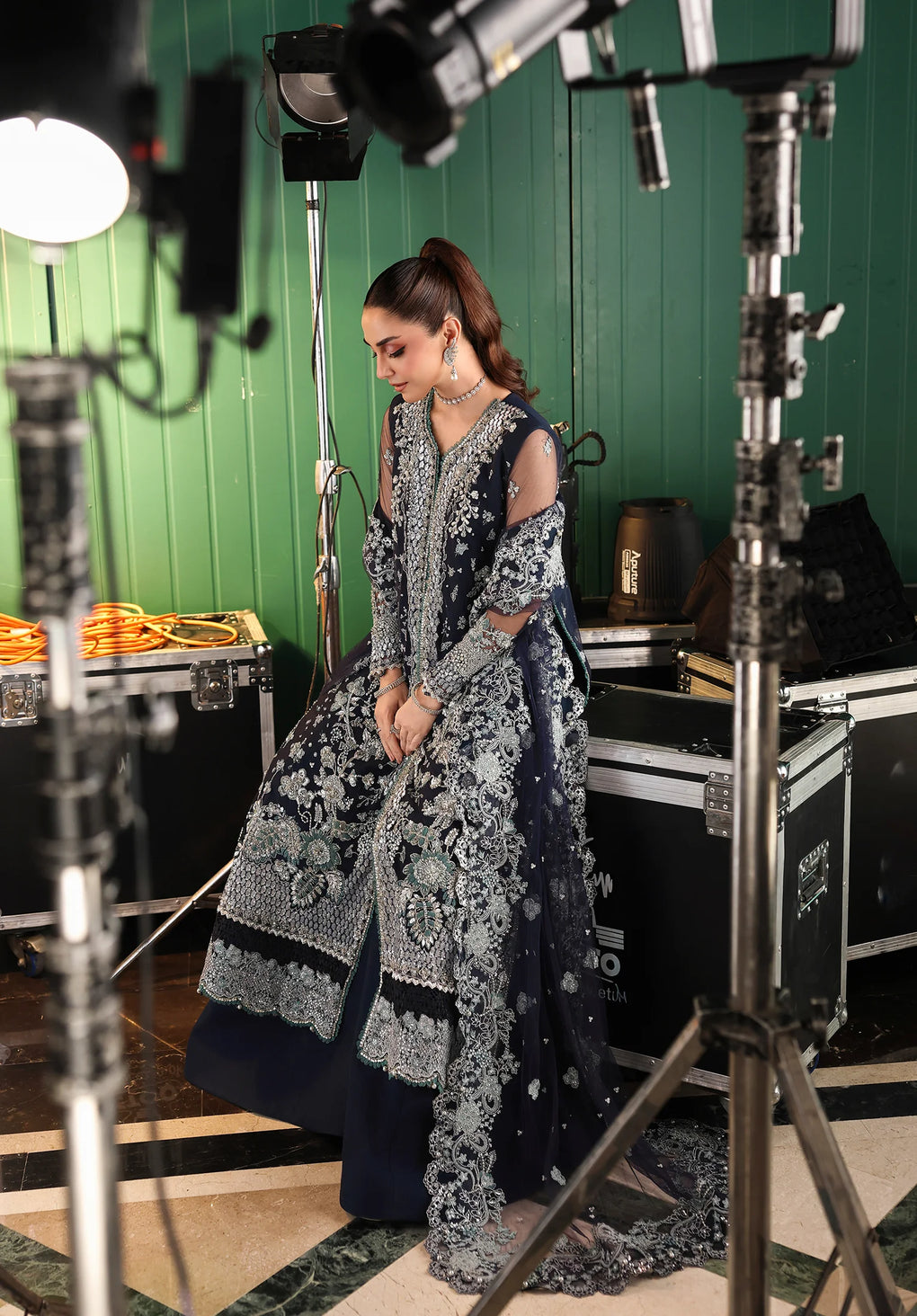 Elaf Premium | Stardom Formal Handwork 25 | ESH-06 SKYFALL -  Elaf Premium Ladies Clothes - Original Designer Dress - House of Maryam