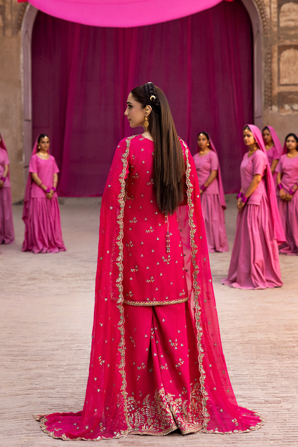 Emaan Adeel I The Empress Wedding Formals I  IMAELISSA -  Emaan Adeel Ladies Clothes - Original Designer Dress - House of Maryam