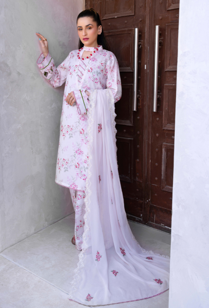 Humdum | Gardenia Lawn 24 | PLG 3 - D08 by Designer HumDum - House of Maryam - Pakistani Designer Ethnic Wear in {{ shop.shopifyCountryName }}