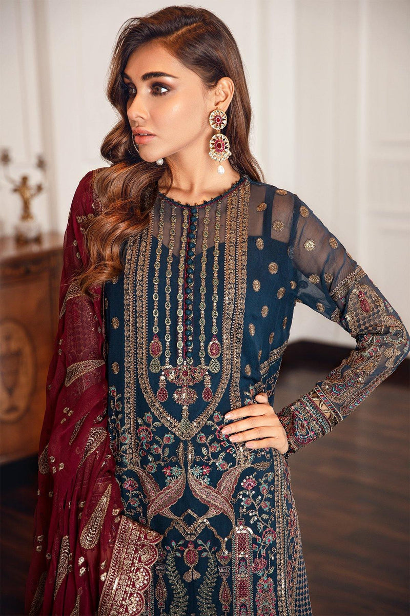 Jazmin | Formals Collection | CHIFFON UC-3049 by Designer Jazmin - House of Maryam - Pakistani Designer Ethnic Wear in {{ shop.shopifyCountryName }}