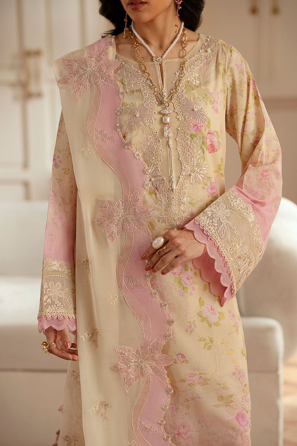 Nureh | Feya Eid Lawn | FE-05 -  Nureh Ladies Clothes - Original Designer Dress - House of Maryam