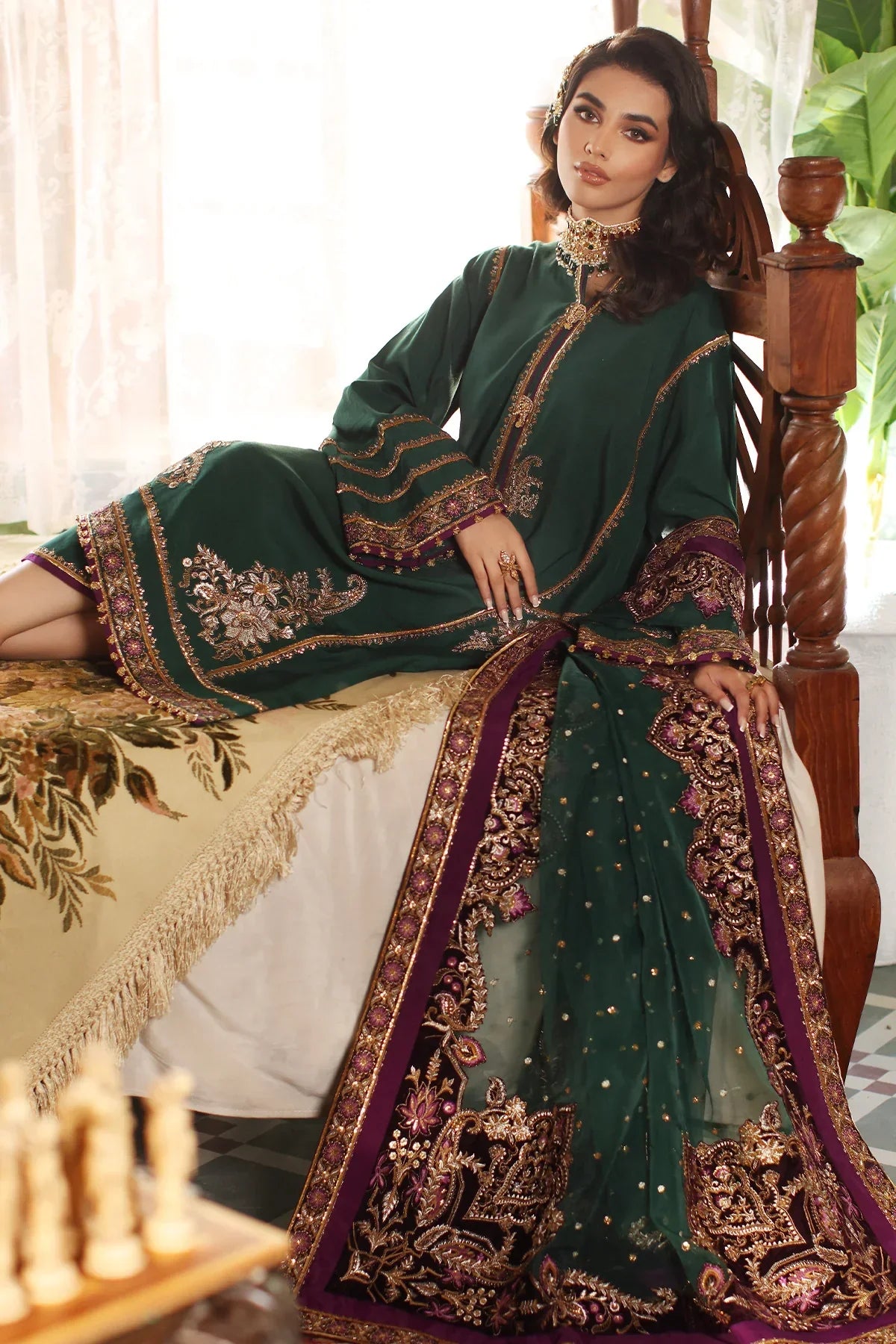 Mina Kashif | Meeral Formals 23 | MKF23-15 -  Mina Kashif Formal - Original Designer Dress - House of Maryam