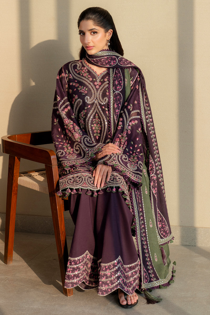 Jazmin | Shahkaar Luxury Lawn 25 | SL25-D6 -  Jazmin Ladies Clothes - Original Designer Dress - House of Maryam