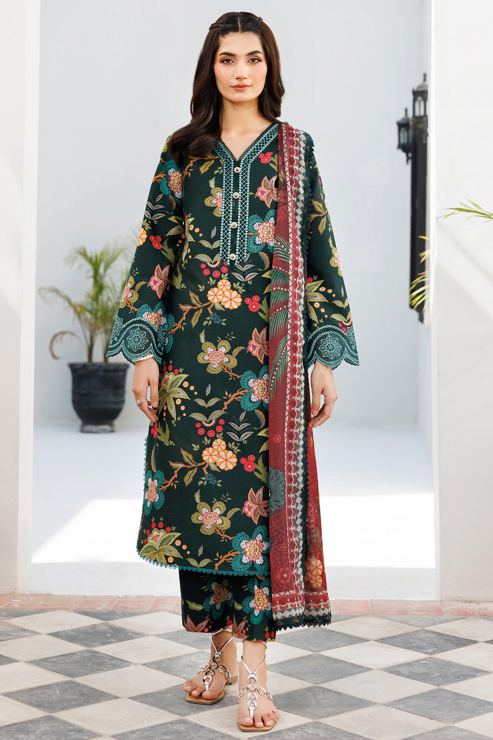 Farasha | Printed Essentials | Blossom Charm -  Farasha Ladies Clothes - Original Designer Dress - House of Maryam
