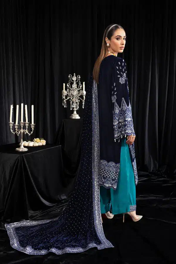 Nureh | Maya Velvet 23 | Safeena by Designer Nureh - House of Maryam - Pakistani Designer Ethnic Wear in {{ shop.shopifyCountryName }}