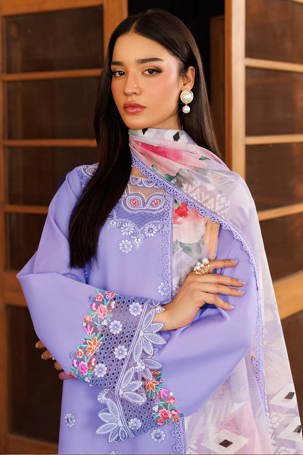 Farasha | Summer Weaves Embroidered Lawn | Lavender Dew -  Farasha Ladies Clothes - Original Designer Dress - House of Maryam