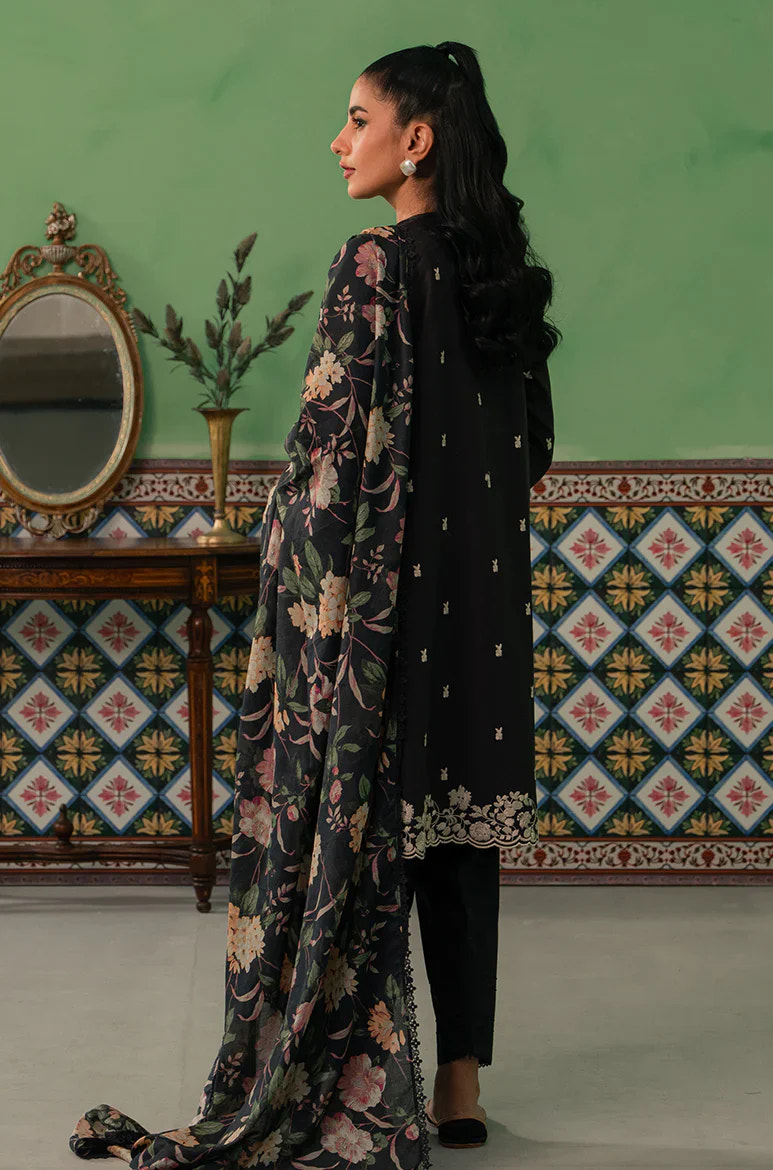 Cross Stitch | Mahiri Embroidered Collection | RAVEN FLORA -  Cross Stitch Luxury - Original Designer Dress - House of Maryam