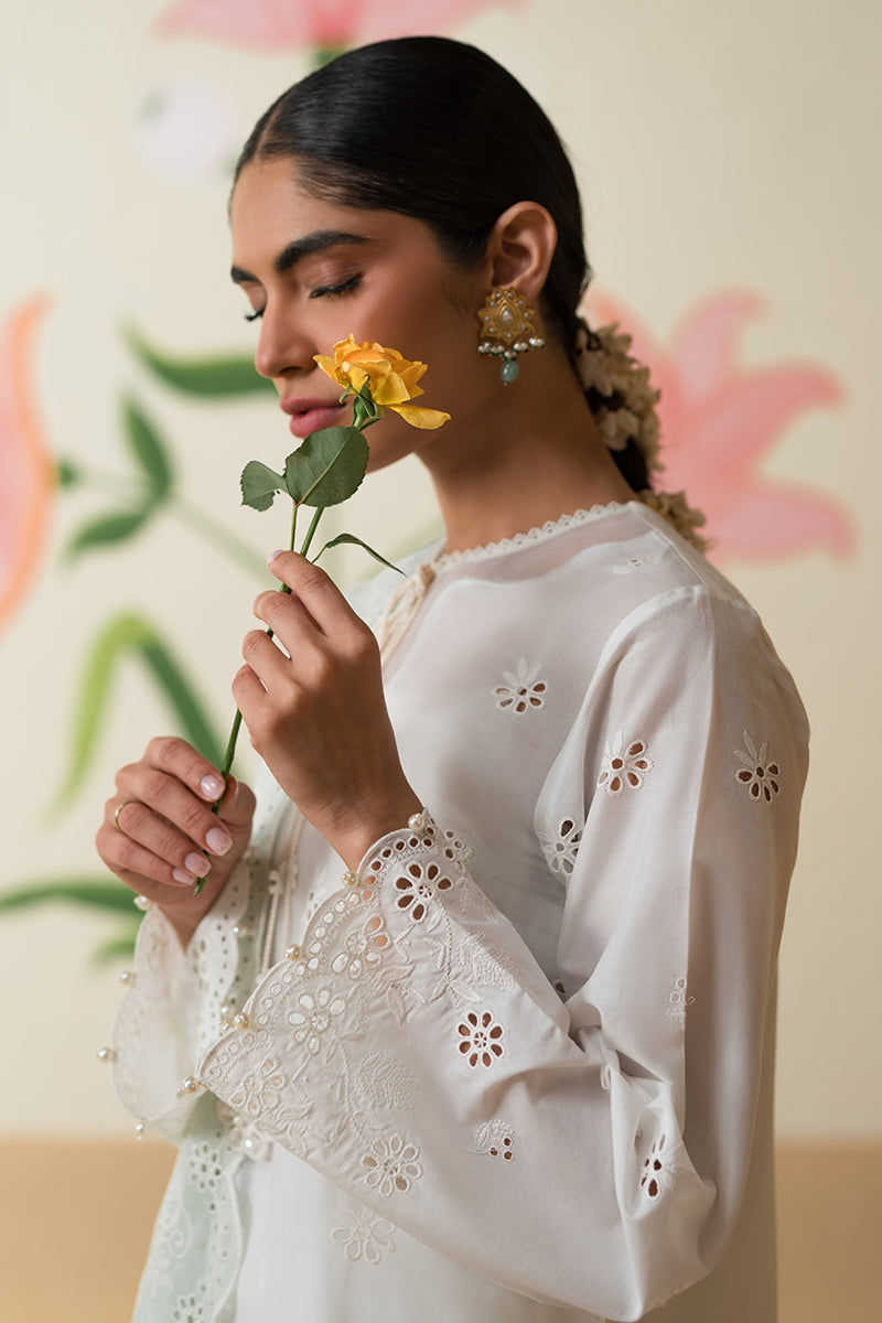 Cross Stitch | Chikankari Lawn Collection | P-06 by Cross Stitch - House of Maryam