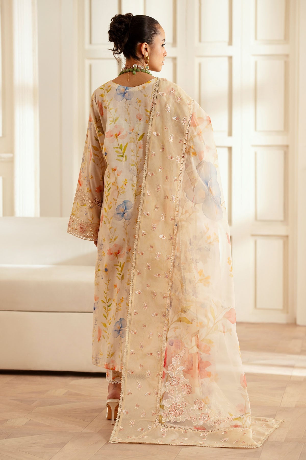 Nureh | Feya Eid Lawn | FE-02 -  Nureh Ladies Clothes - Original Designer Dress - House of Maryam