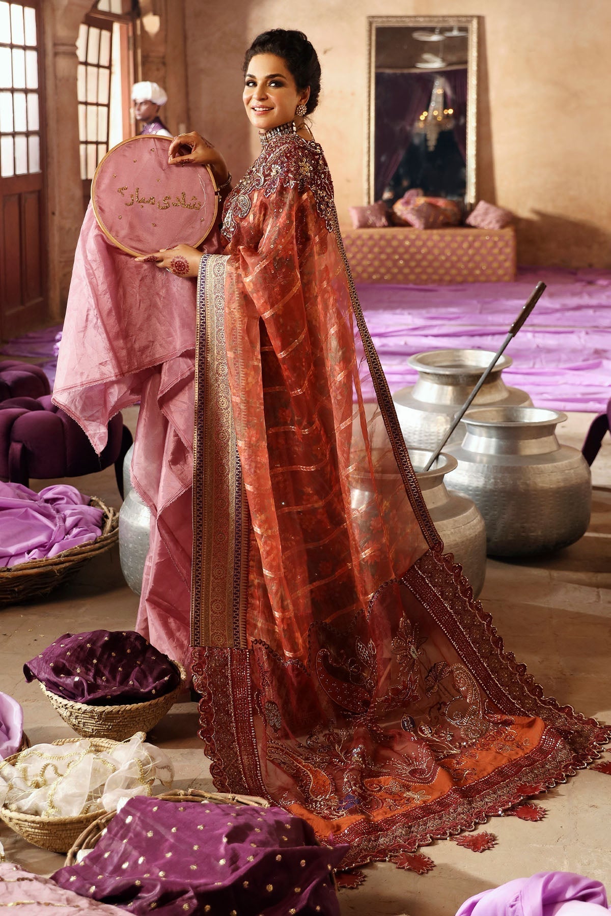 Nureh | Jhoomro Wedding Formals | NL-71 GEHNA -  Nureh Bridal - Original Designer Dress - House of Maryam