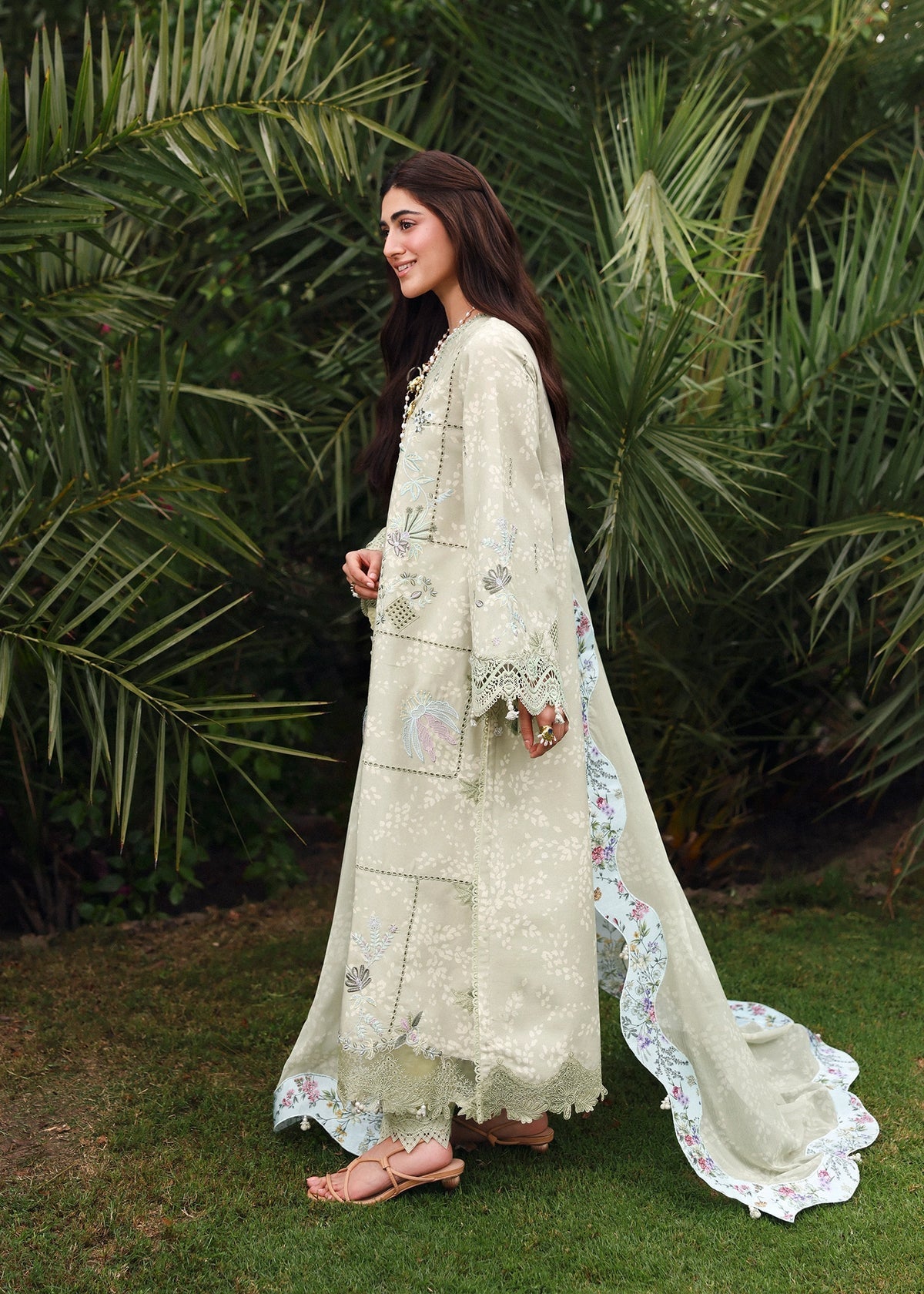 Sardinia | Embroidered Lawn Edit 26 | Monsoon Sage, image 2