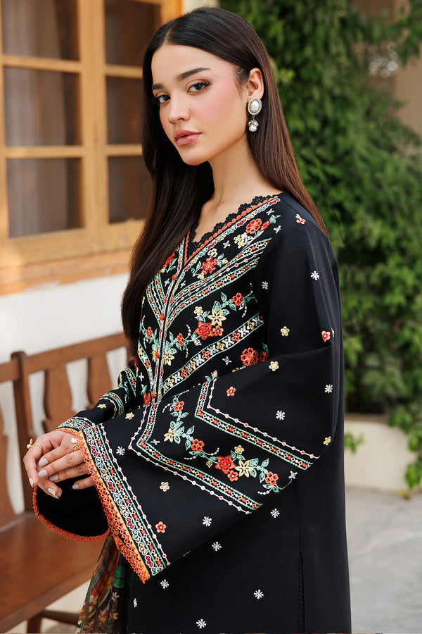 Farasha | Summer Weaves Embroidered Lawn | Midnight Veil -  Farasha Ladies Clothes - Original Designer Dress - House of Maryam