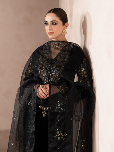 Lime Light | Velvet Pret | V-06 -  Lime Light Ladies Clothes - Original Designer Dress - House of Maryam